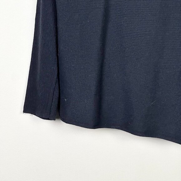 Lafayette 148 Lightweight Wool Crew Neck Sweater Black - Picture 5 of 8